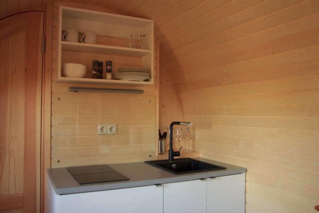 Schmidis Igluhuts Im Pfaffenwinkel - Tiny House 1 Apartment Apfeldorf ภายนอก รูปภาพ